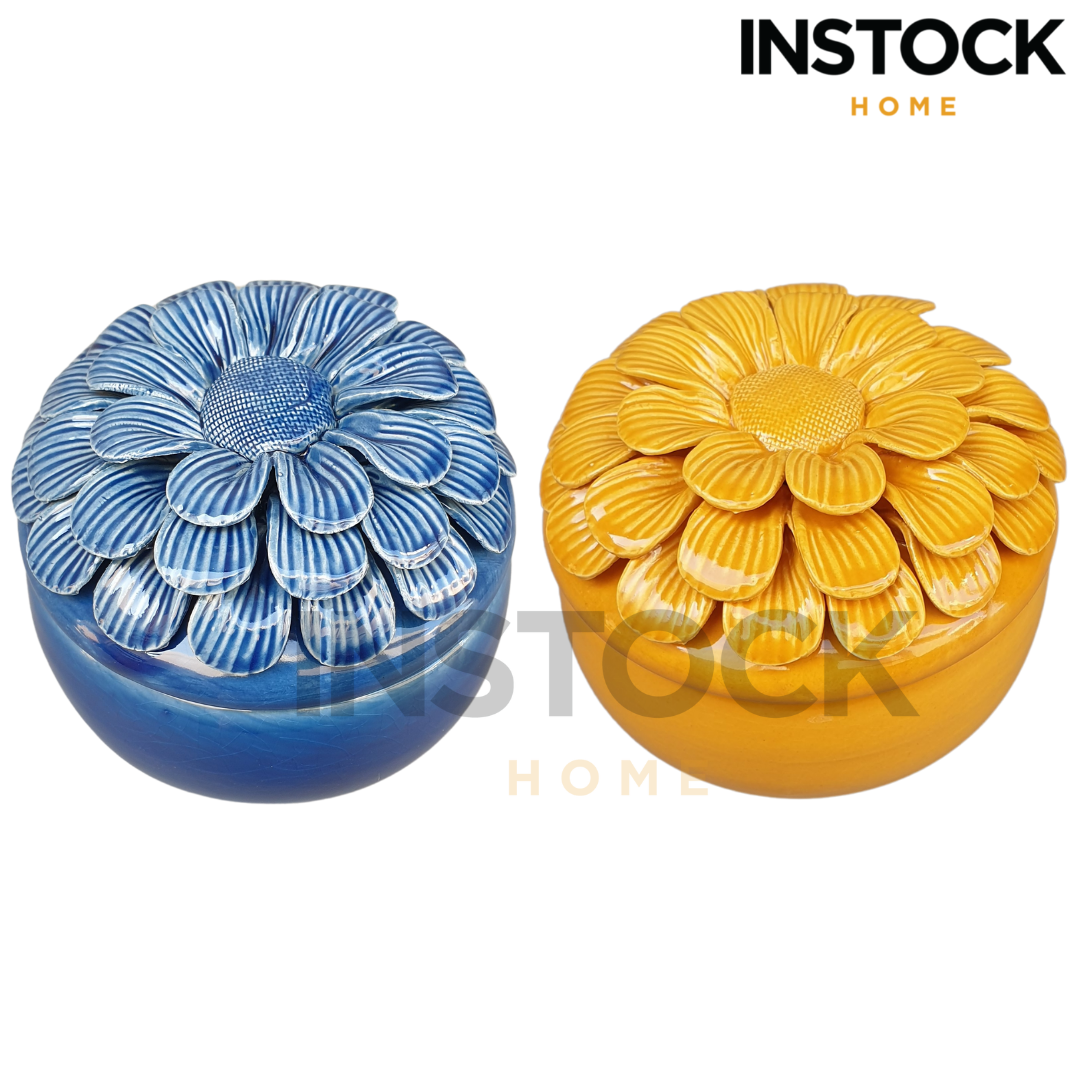 Flower Storage Jar - Available In 2 Colors