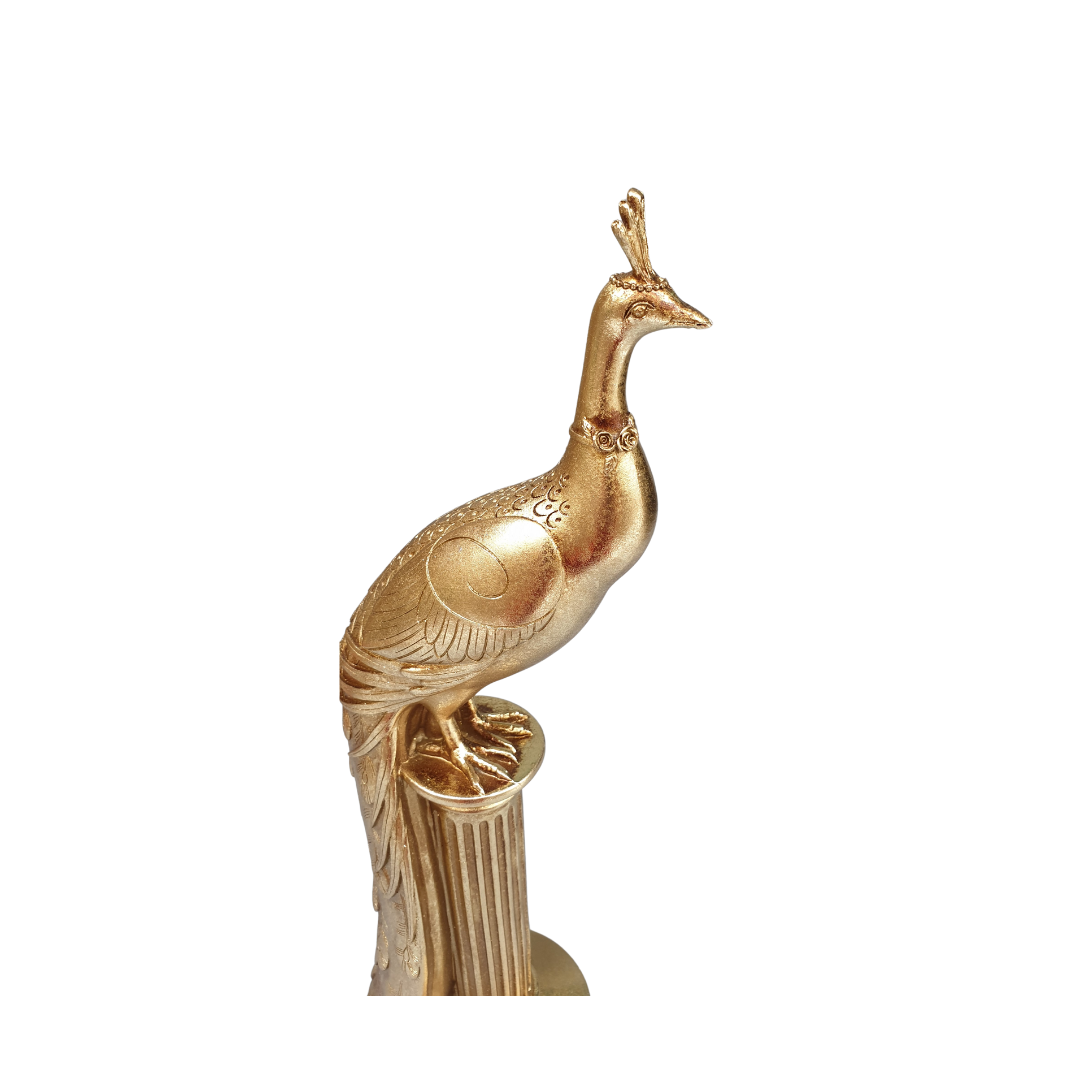 Golden Peacock Decorative
