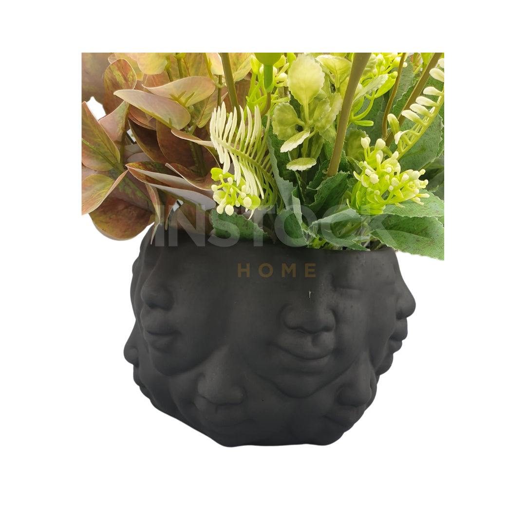 Multi Face Planter Pot - Available In 2 Colors