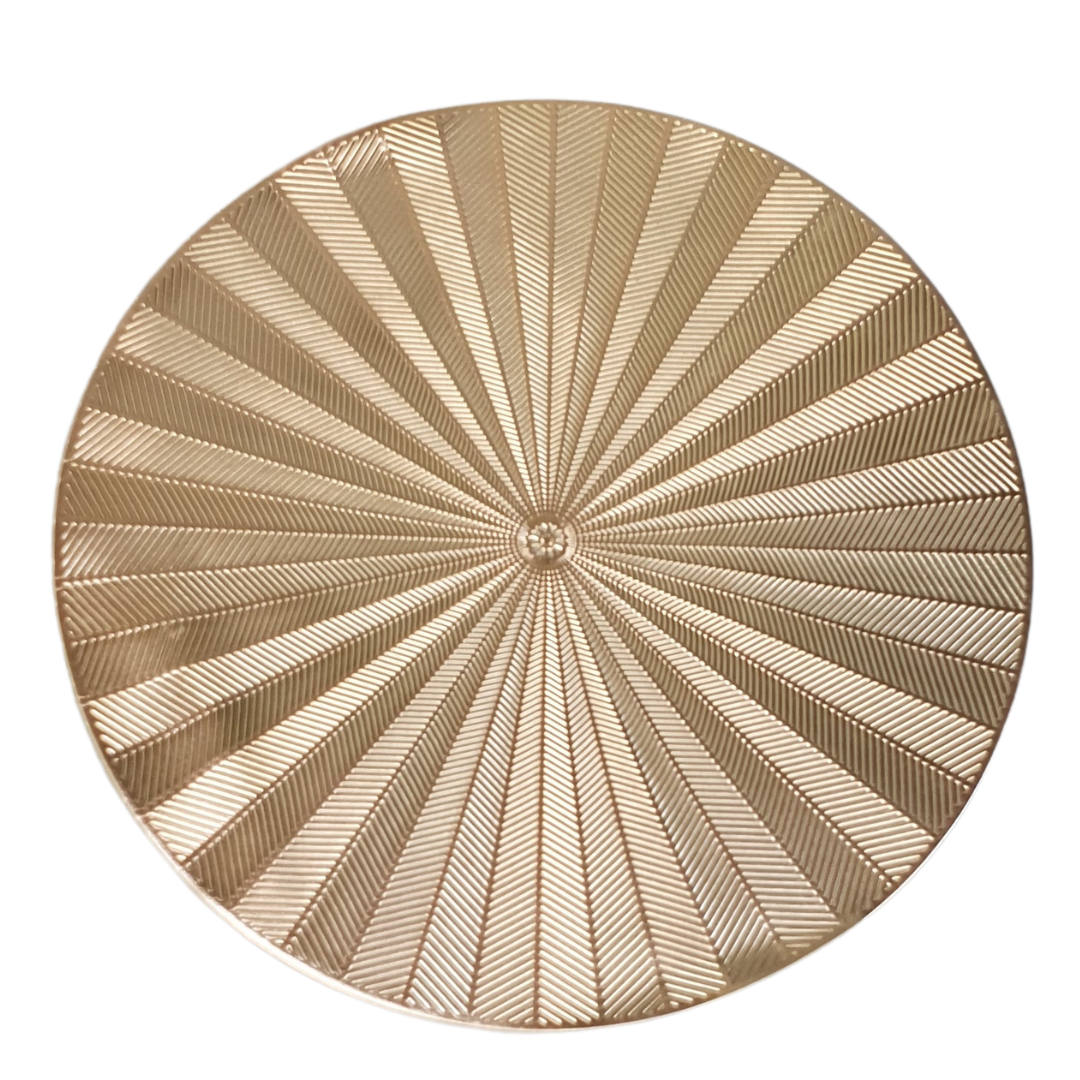 Golden Round Placemats - (Set of 6)