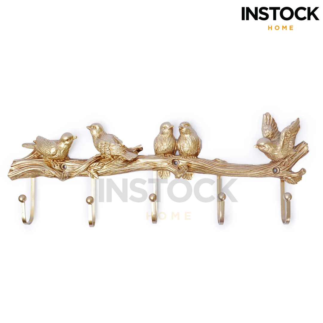 Sparrow Keys Holder - Golden