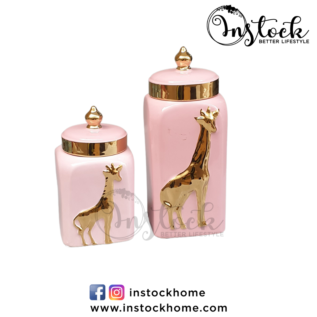 Giraffe Storage Jars - Available in 2 Sizes