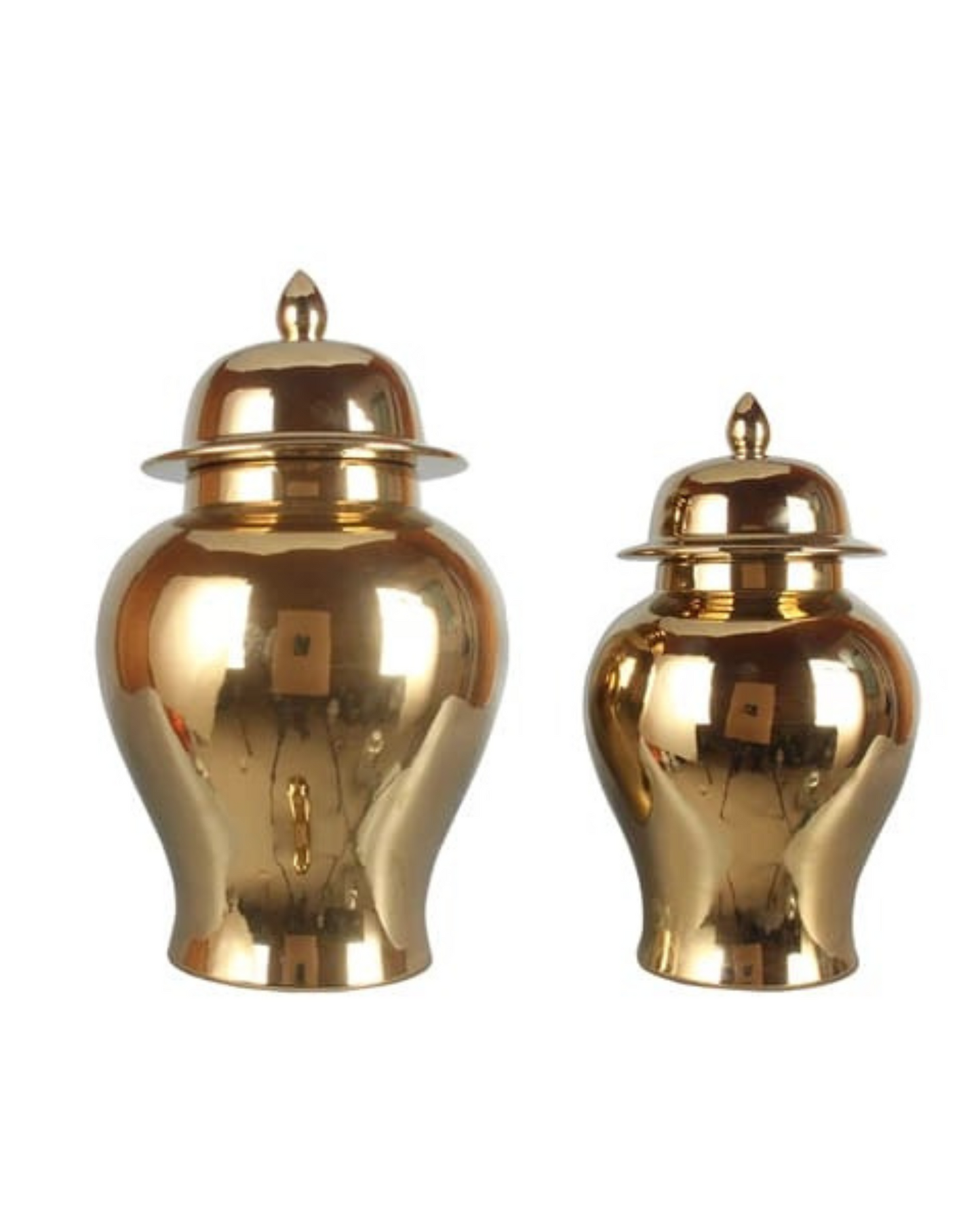 Ceramic Golden Urn - Available in 2 Sizes