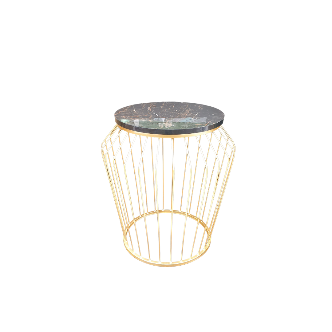 Metal Wired Round Table Drum Shaped - Available in 2 Sizes