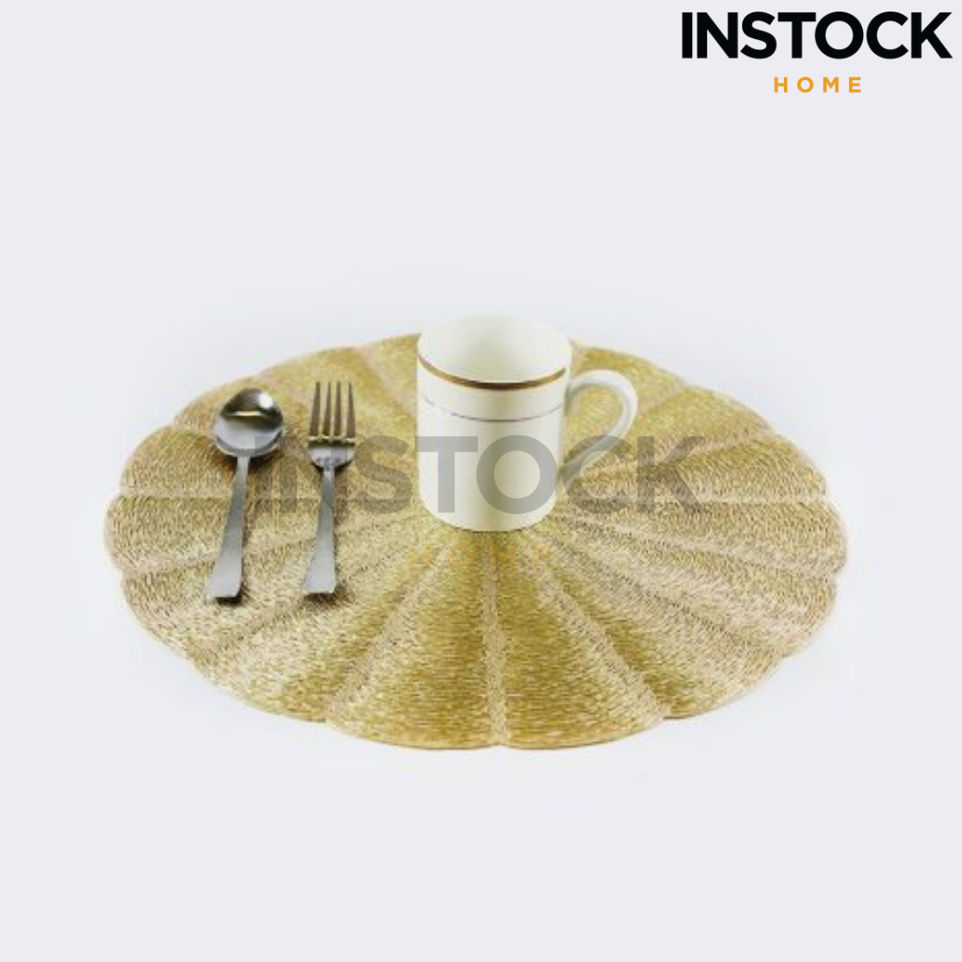 PVC Hollow Nordic Style Non-slip Kitchen Placemat(Set Of 6)- Available In 2 Design