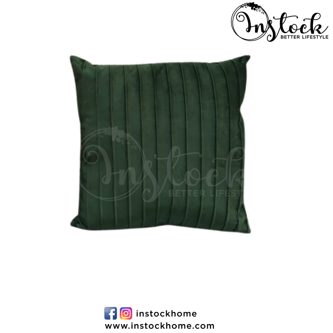 Dark Green Cushion With Filling