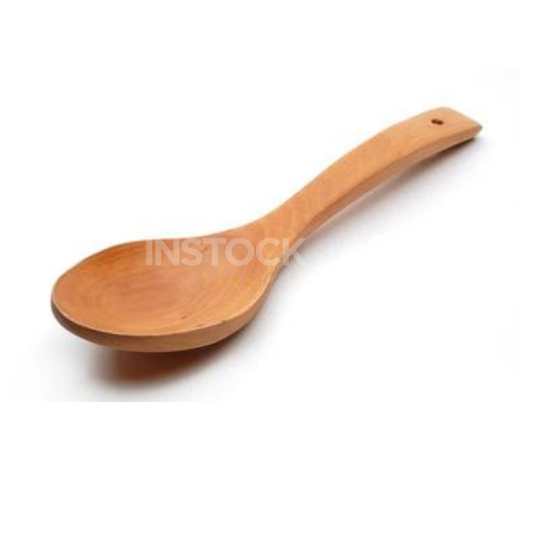 Pair Of Wooden Serving Spoons