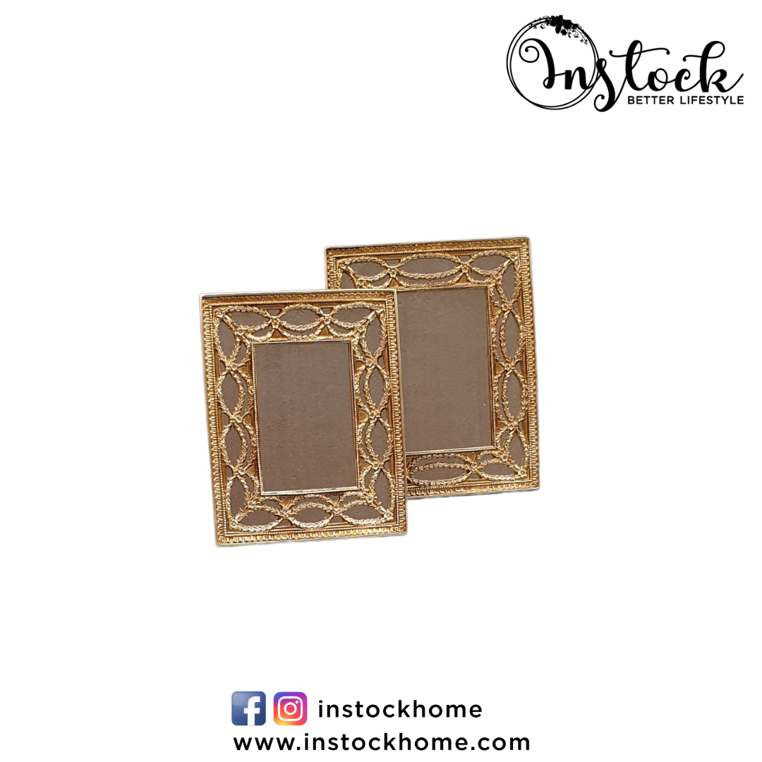 Mirror Frame Golden - Available in 2 Sizes