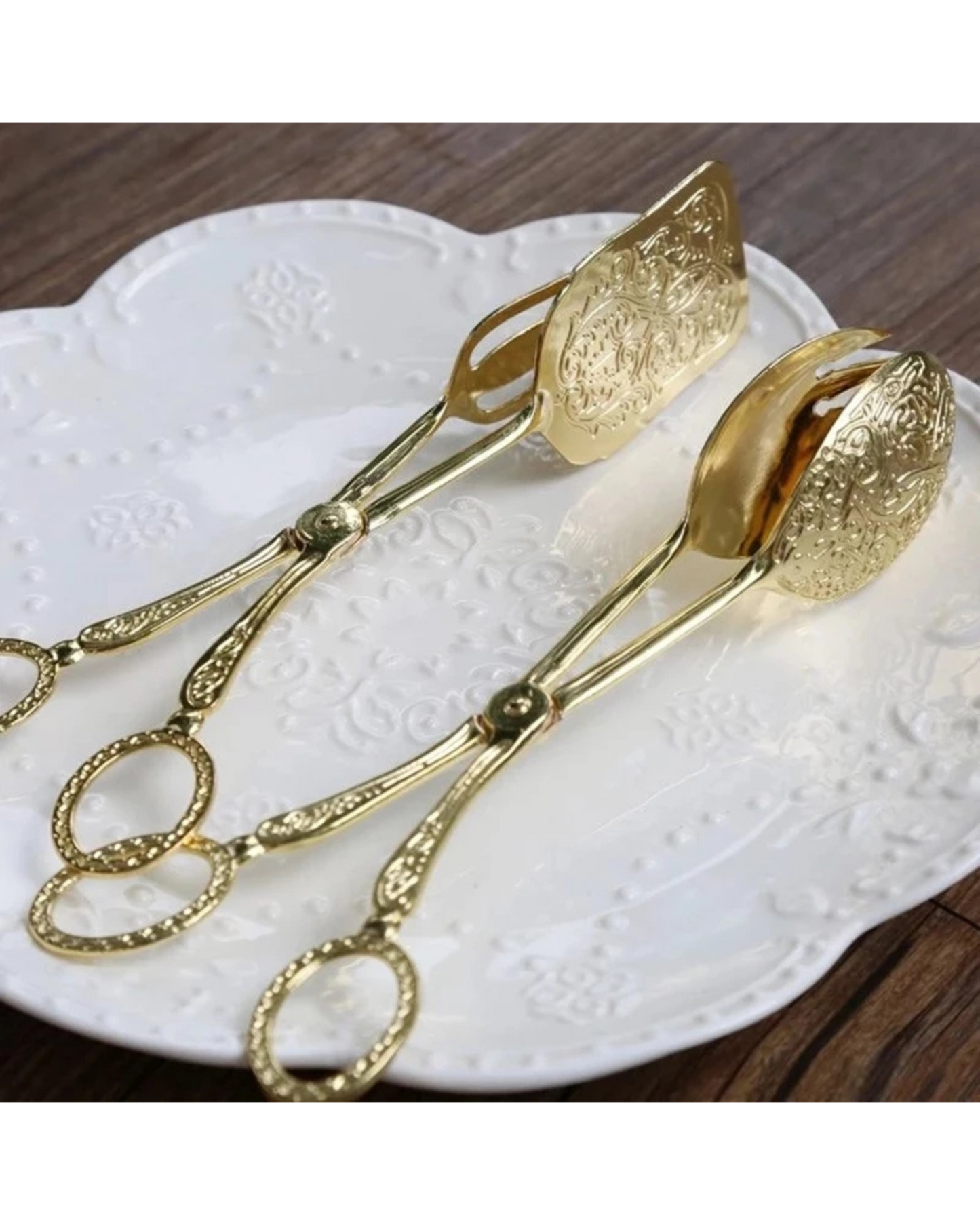 Golden Tongs for Serving- Available In 2 Design