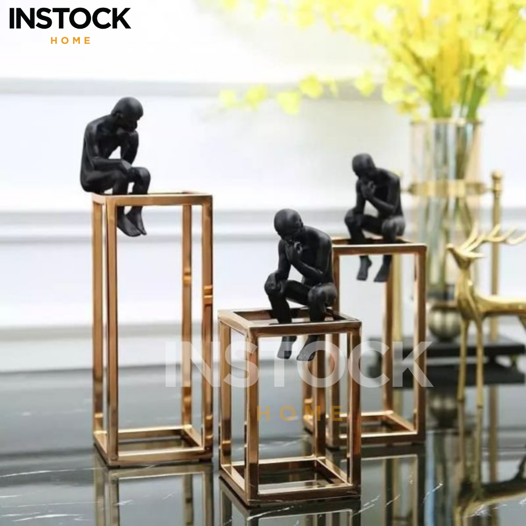 Lonely Thinkers With Metal Stand - Available In 2 Sizes