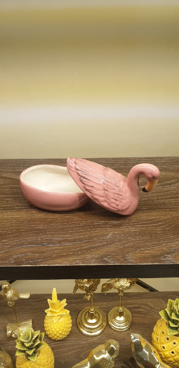 Flamingo Storage Box - Pink