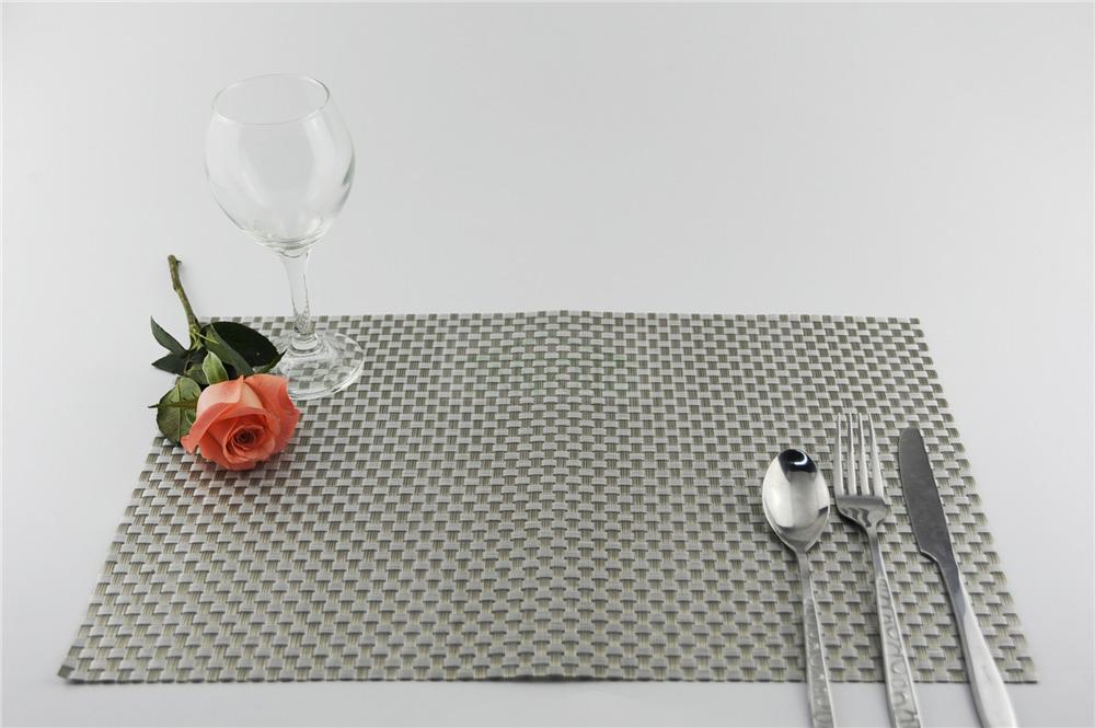 Dining Table, Heat-Resistant Placemats Rectangular( Set Of 6) - Available In 3 Color